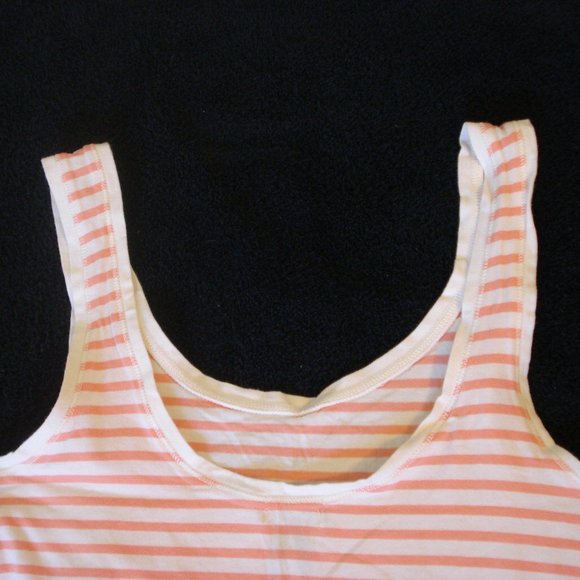 Dynamite striped low cut casual summer tank top - Picture 3 of 4